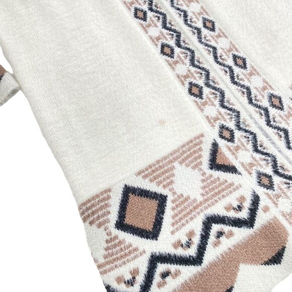 Rachel Zoe Cardigan Long Sweater Aztec Western Womens Small - Picture 2 of 5